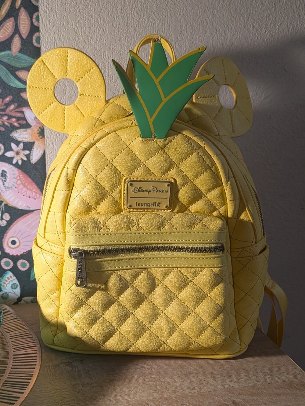 Disney Loungefly Mickey Mouse Pineapple Backpack 🍍💛💚